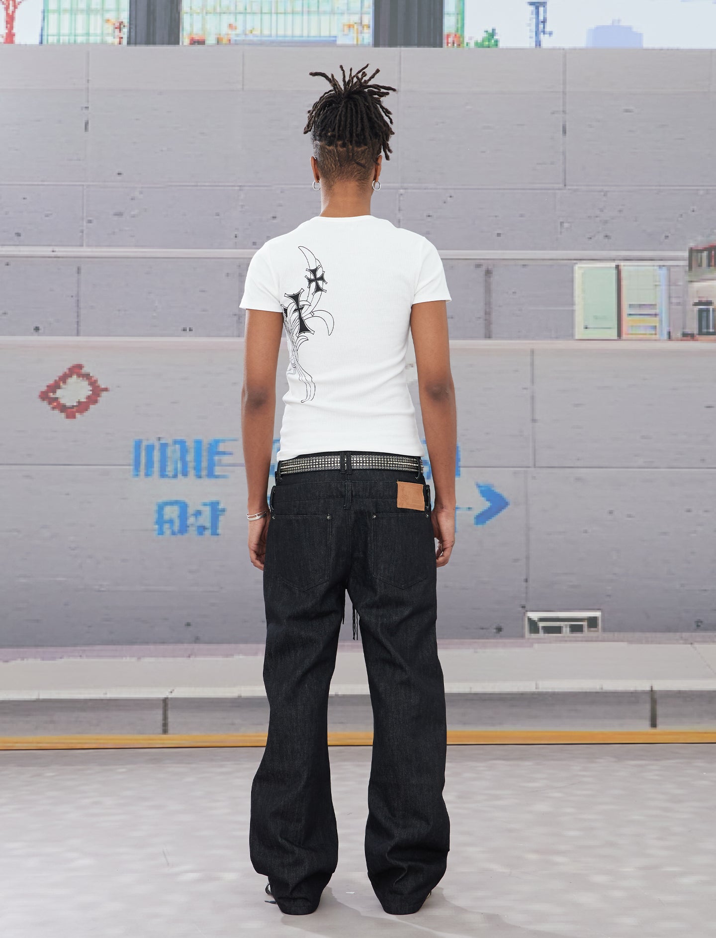 Original design zip denim