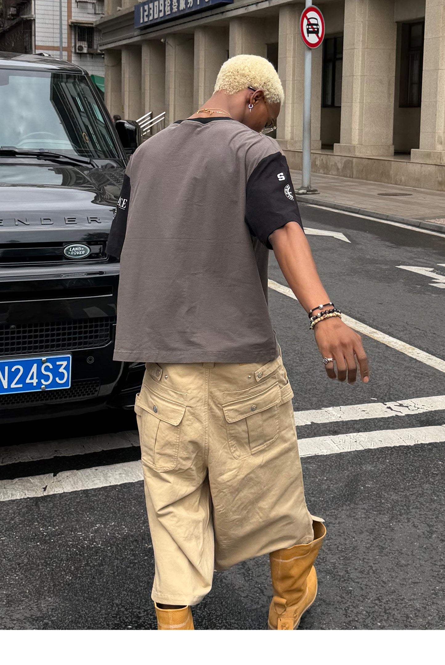 Round-Neck Oversized T-Shirt