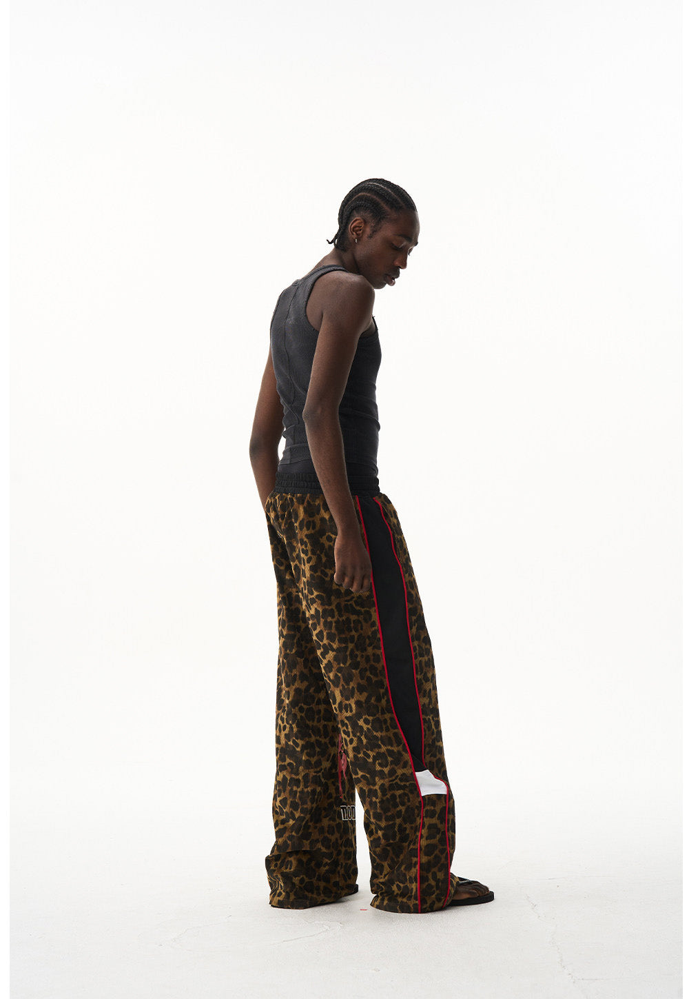 Leopard Print Casual Pants