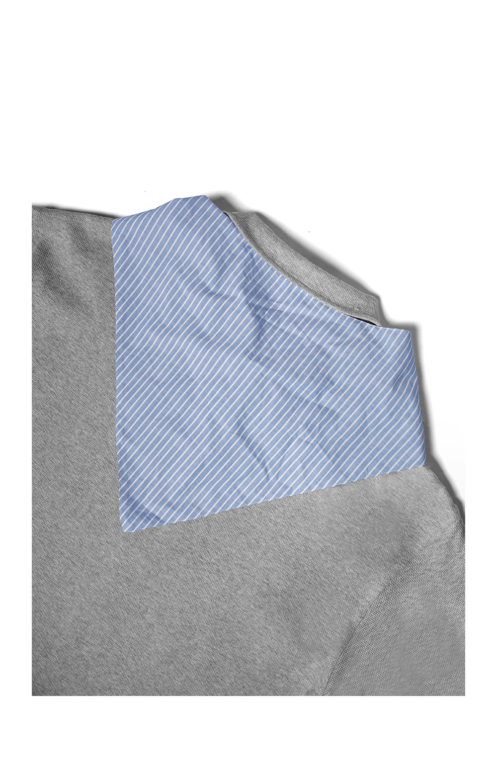 Knit Scarf Polo Shirt