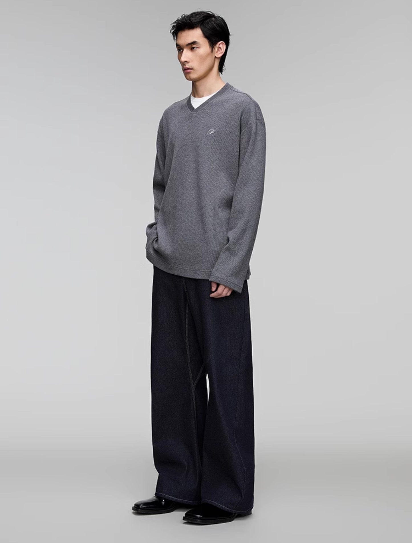 Waffle Embroidery T-Shirt