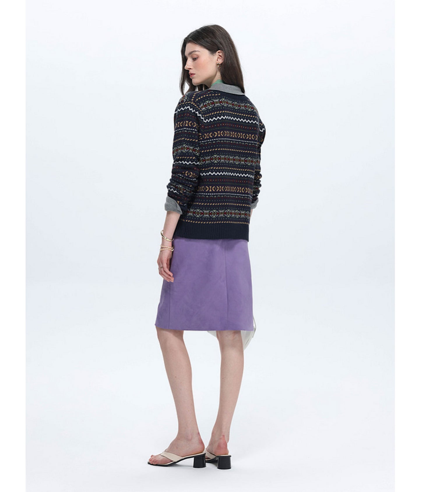 Short-Length Waist-Cinched Cardigan