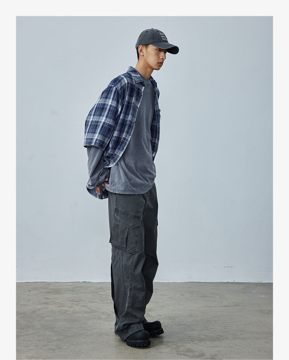 Two Piece Damaged Long Sleeve Shirt