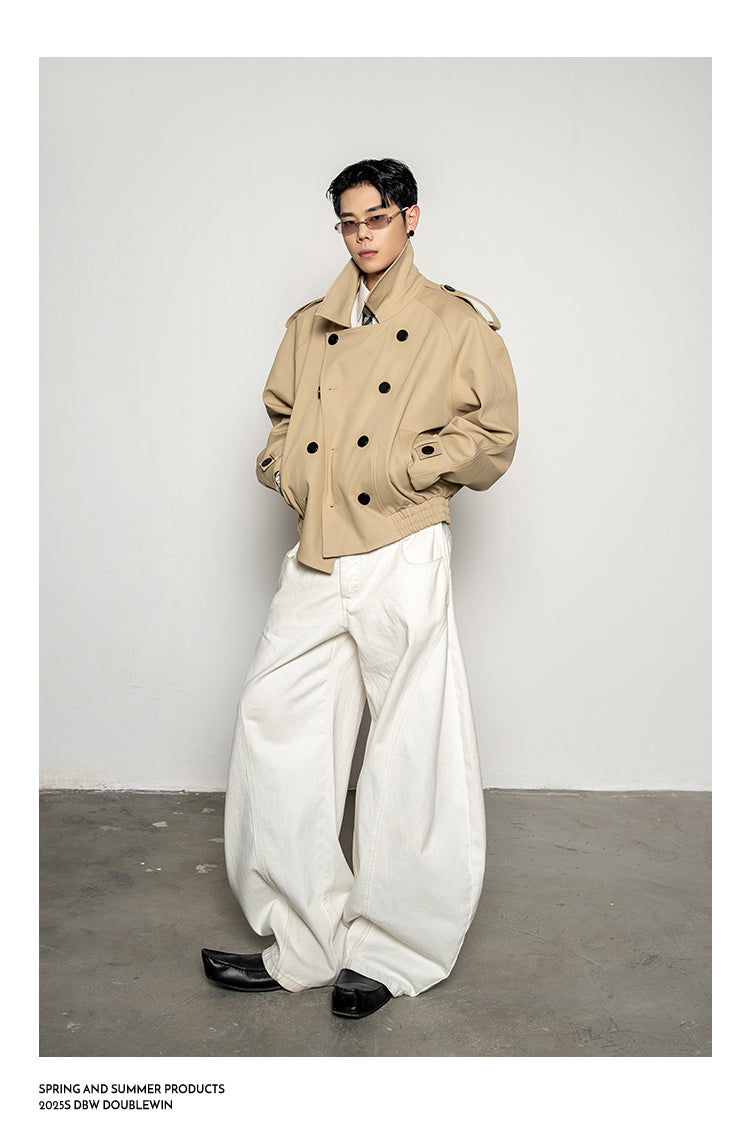 Large Lapel Trench Coat