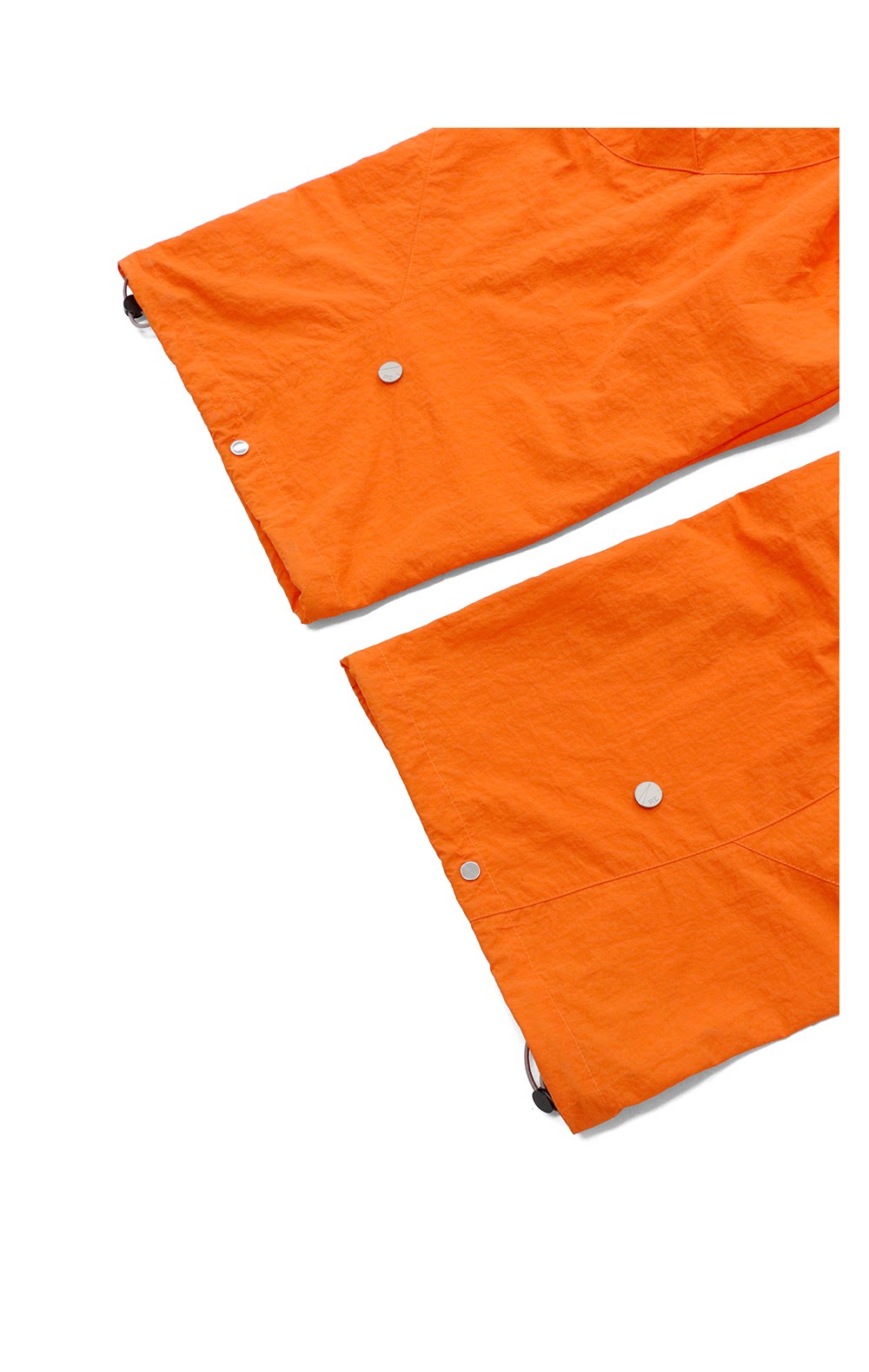 Layered Design Nylon Casual Pants