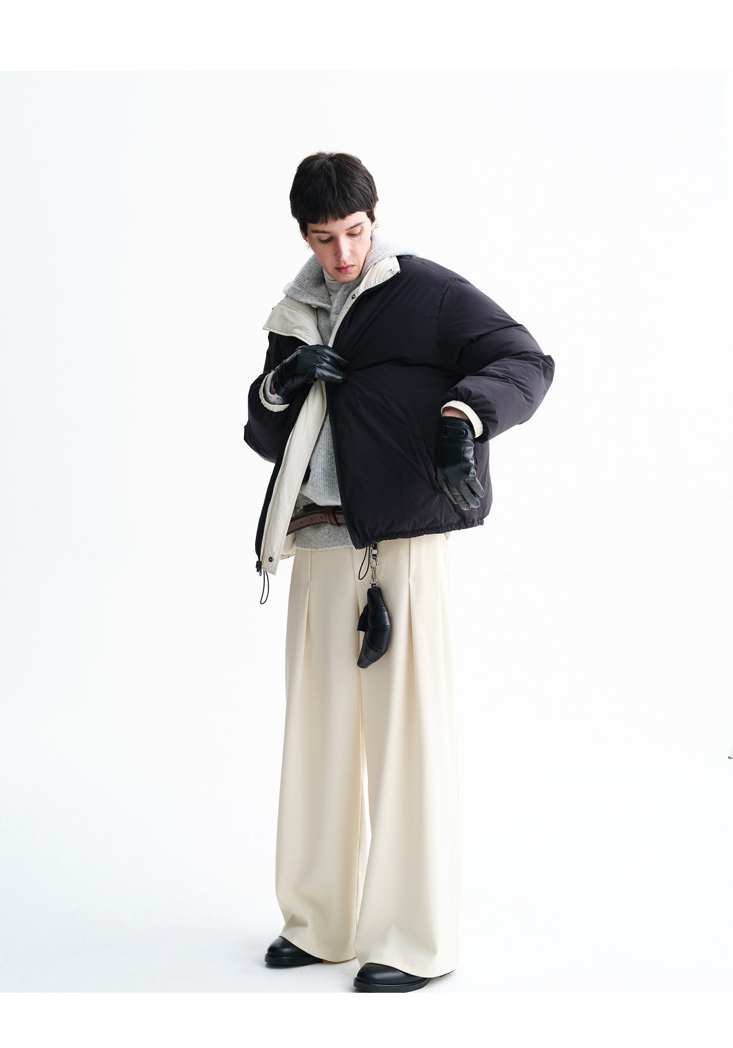 Short Reversible Cotton Jacket