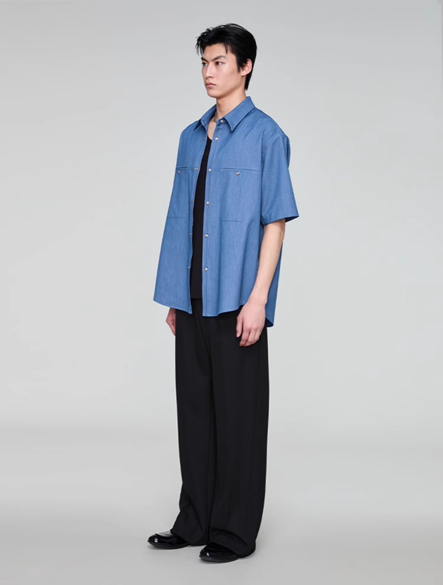 Straight casual pants