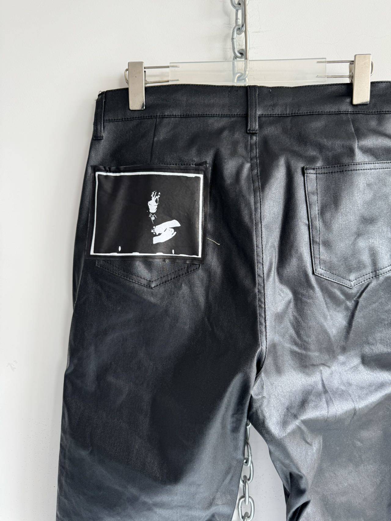 Unisex Wax-Coated Jeans