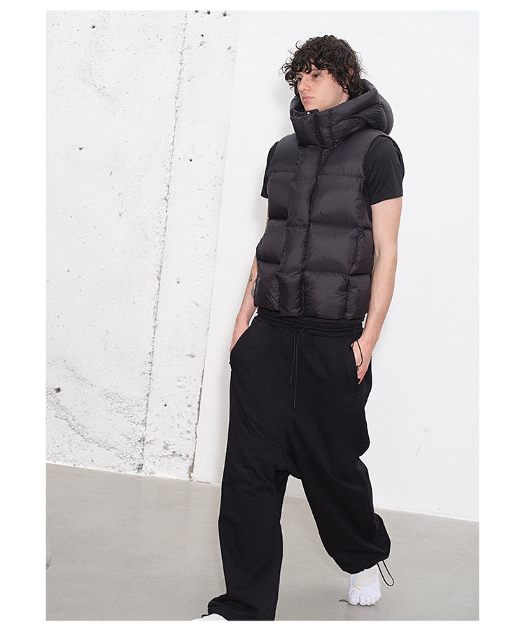 Adjustable Drop-Crotch Sweatpants