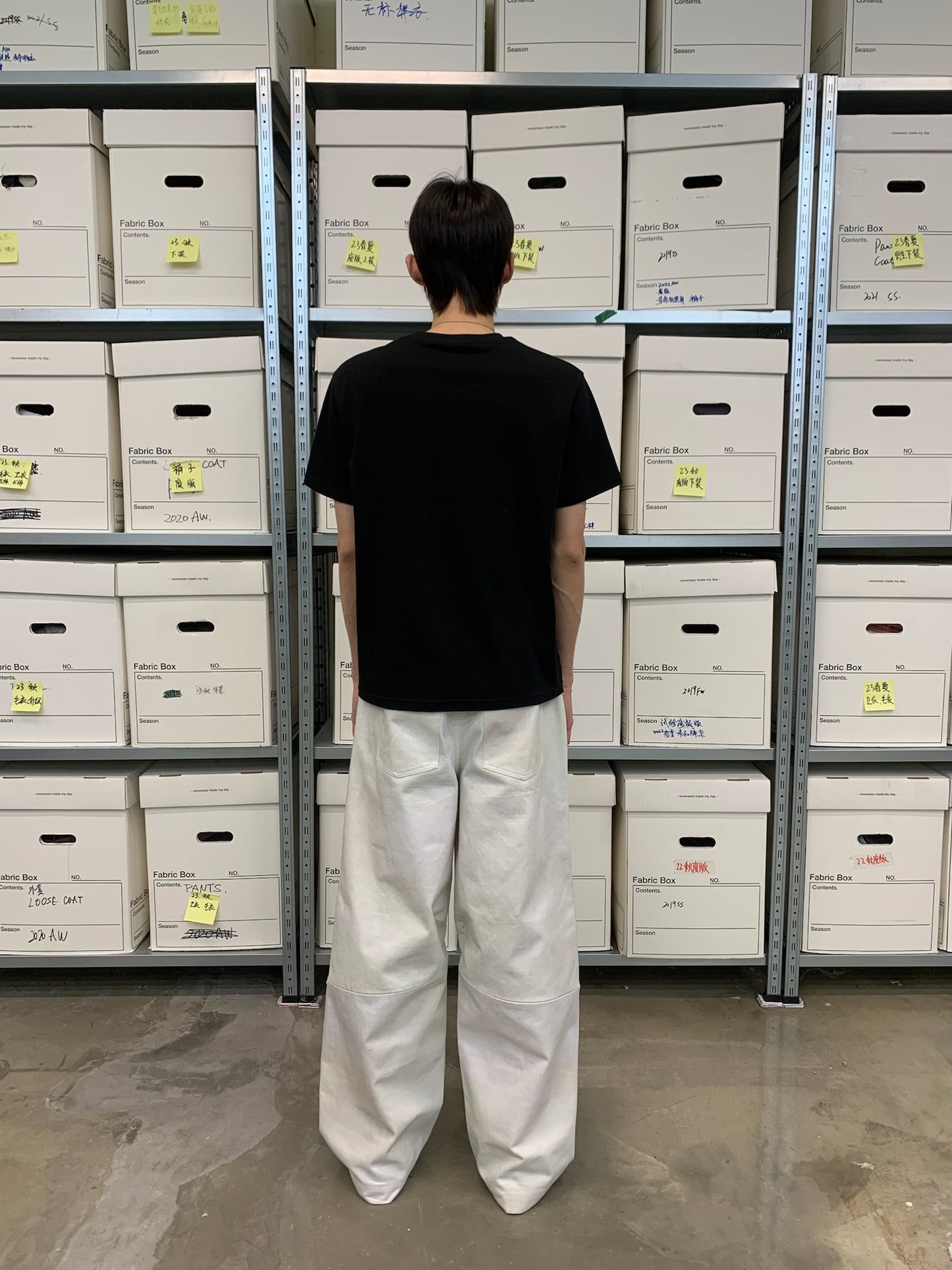 Damaged Textured Print Jeans