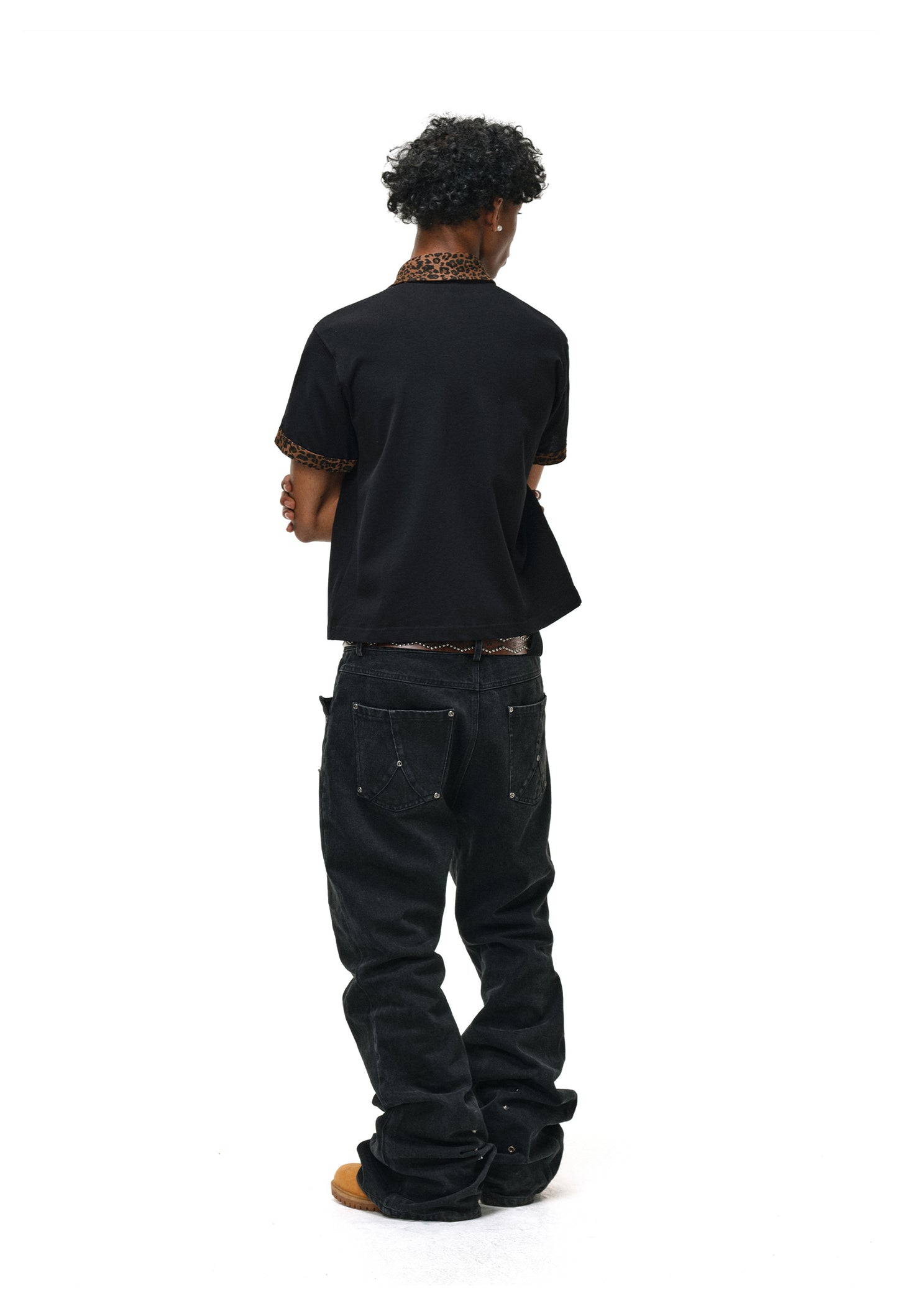 High Street Zipper Jeans