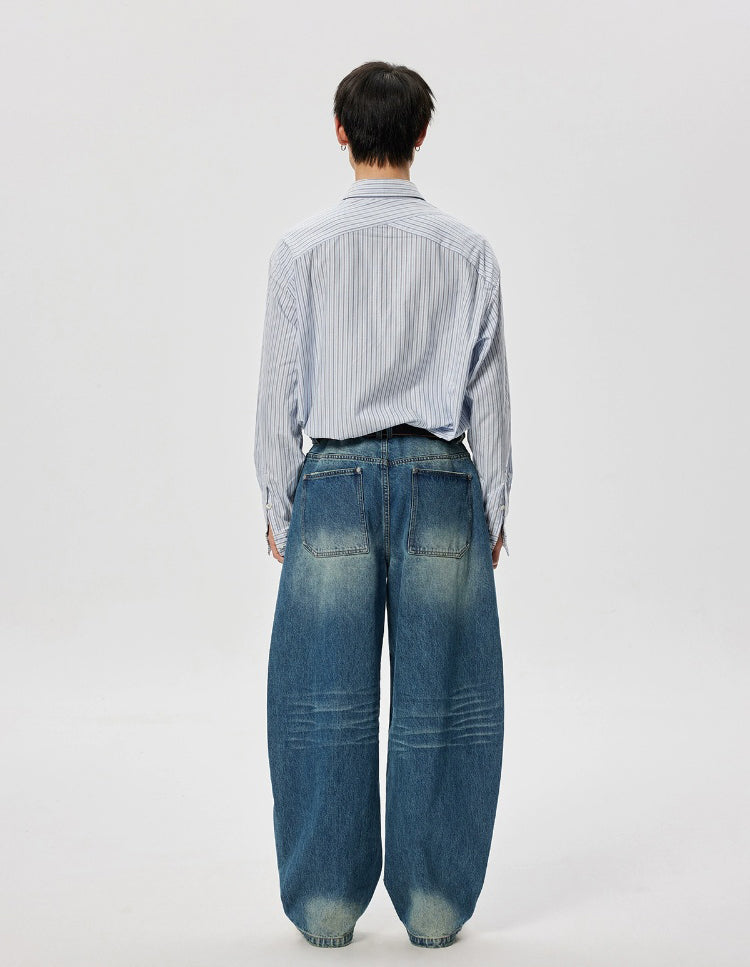 Bamboo Yarn 3D Scimitar Jeans