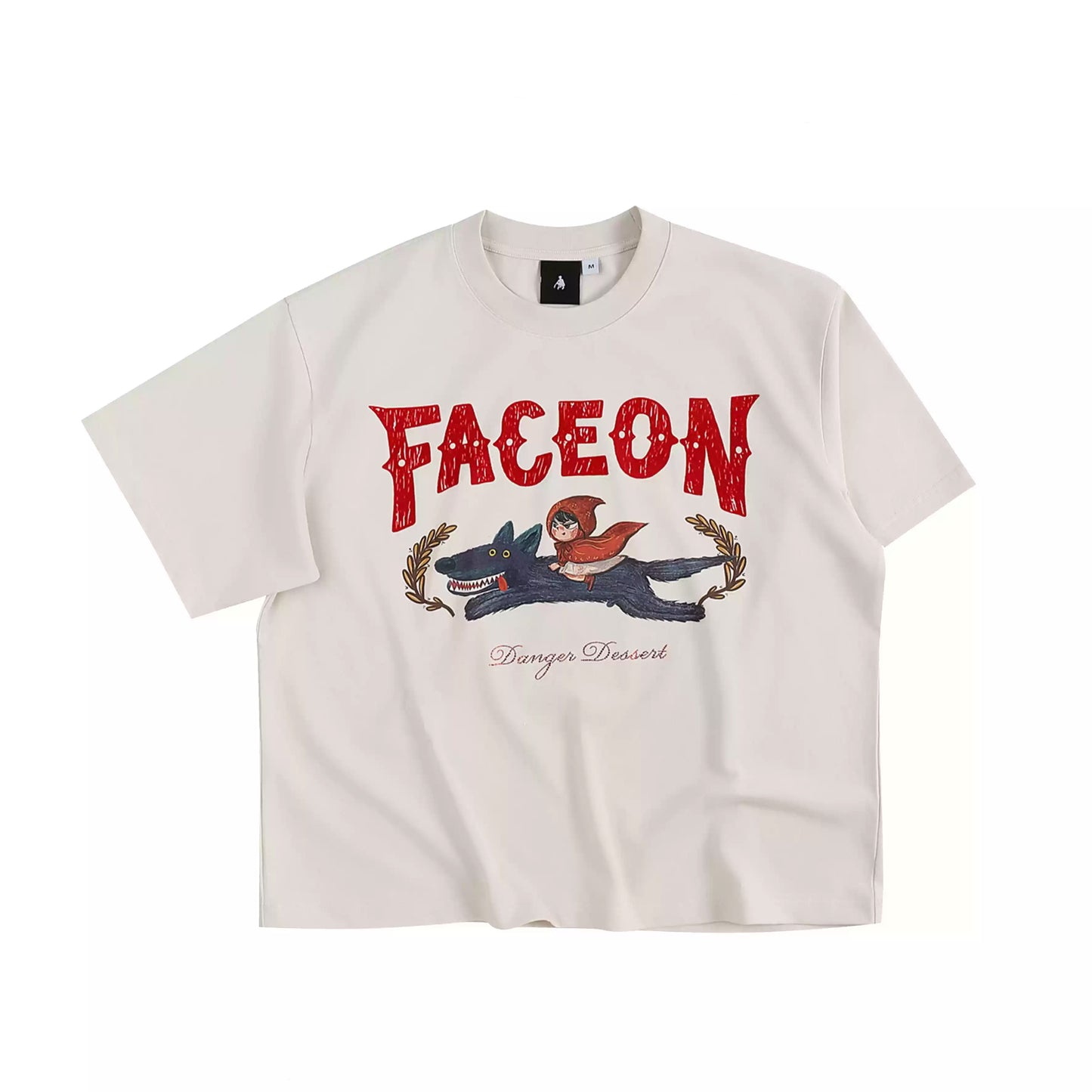 Loose-fitting printed T-shirt