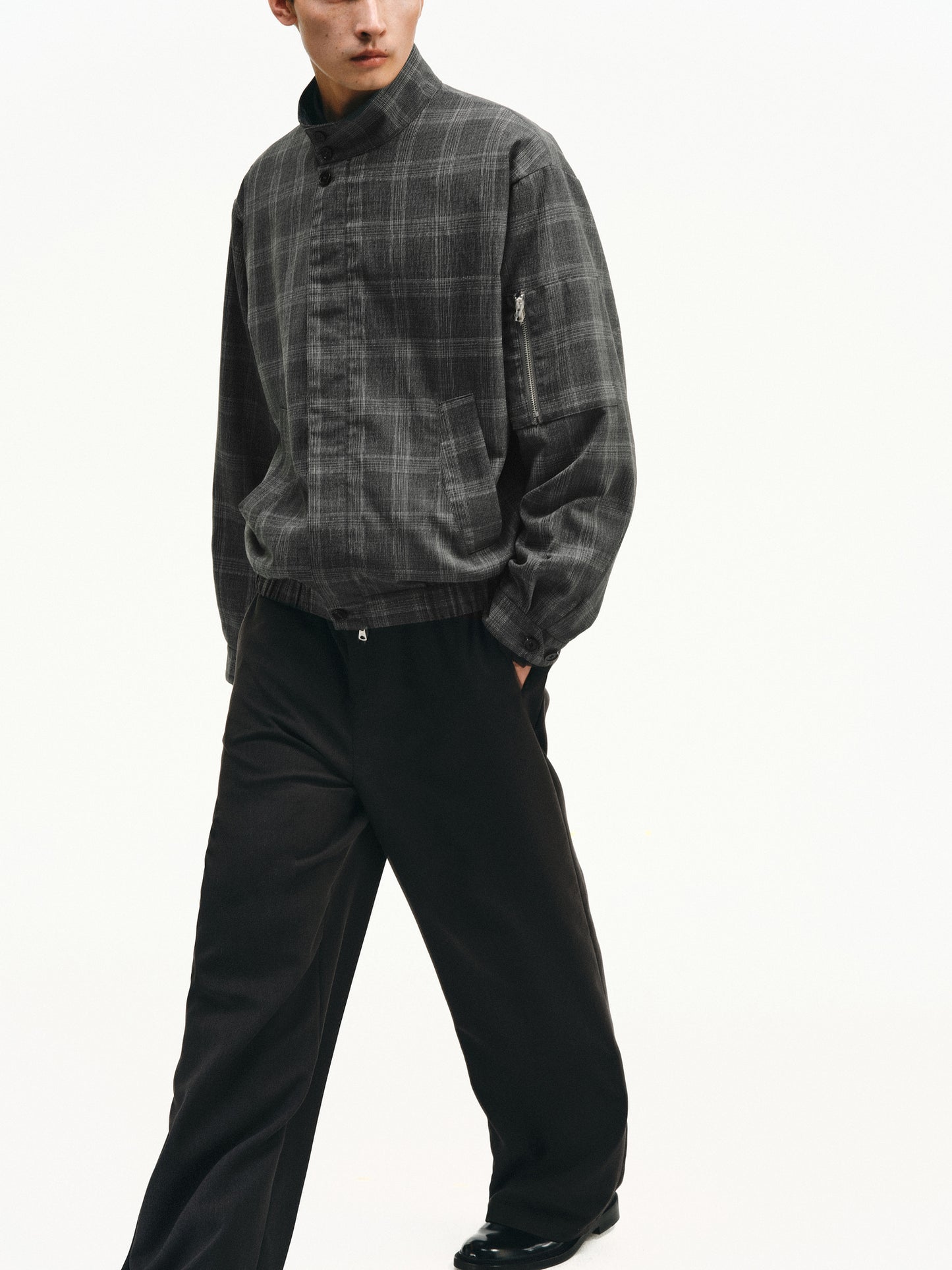 Wool Harrington Jacket