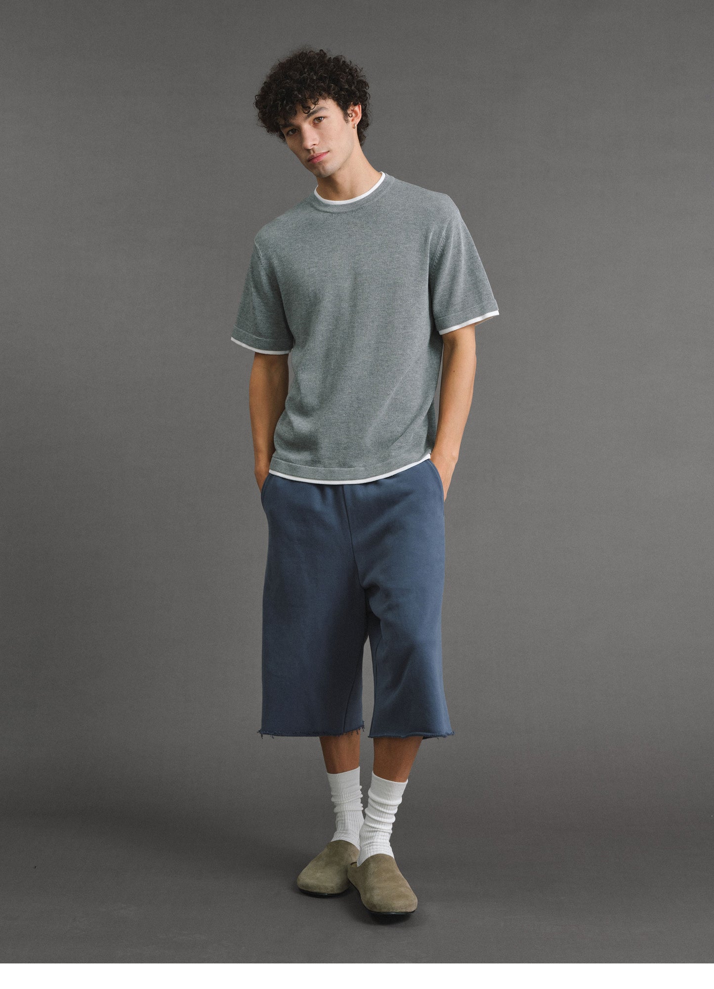 Fake Two-Piece Unisex T-Shirt