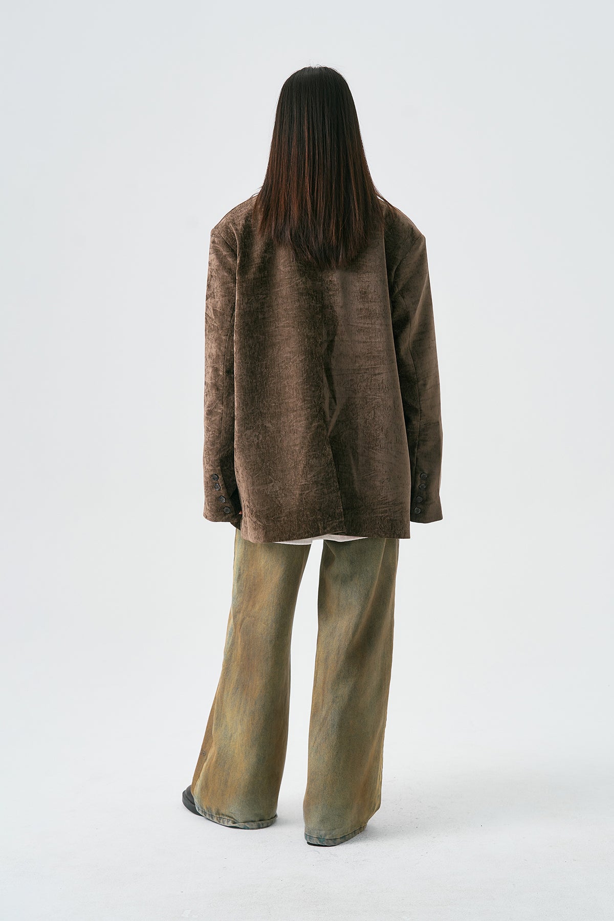 Handmade pearl chain jacquard jacket