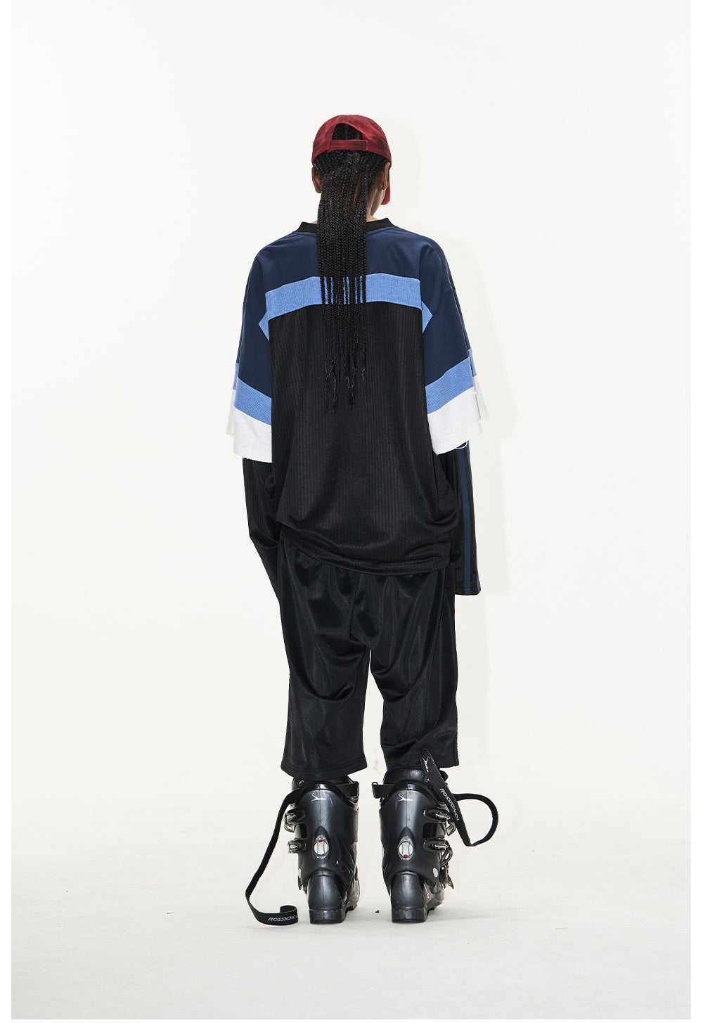 Faux Two-Piece Jersey T-Shirt