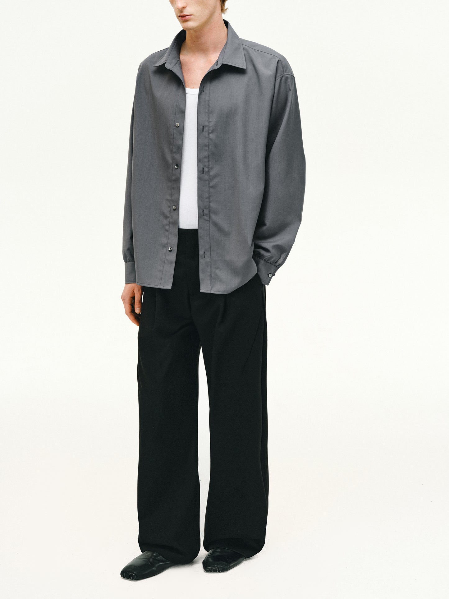 Wool Clean Fit Shirt