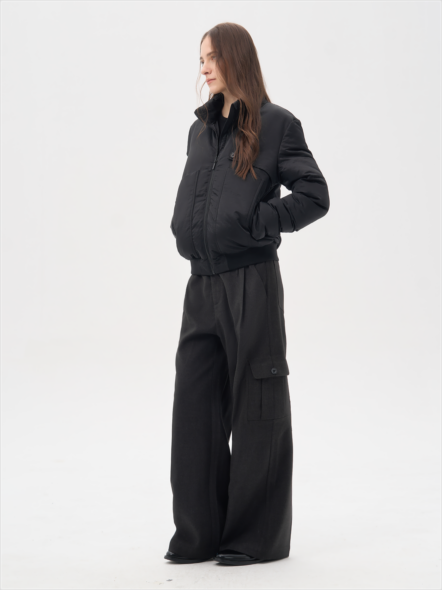 Double-Pocket Casual Pants