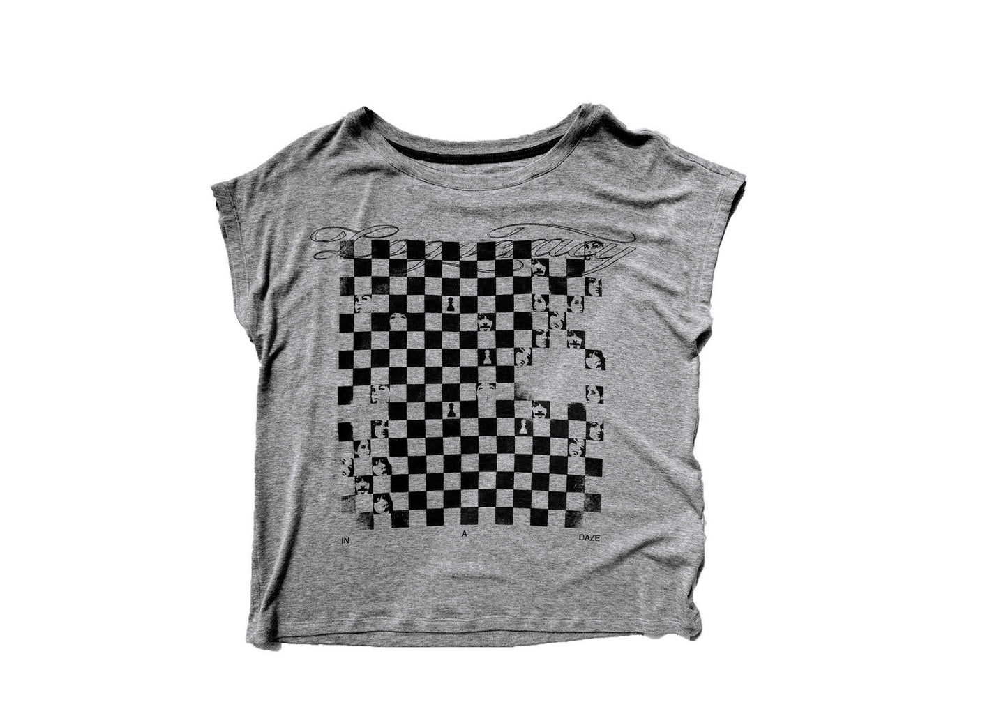 T-shirt with a wide neckline