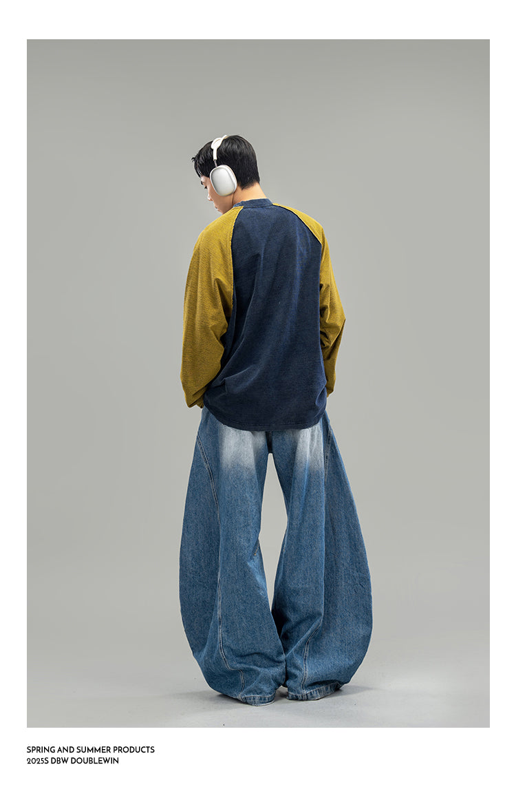 Distressed Raglan T-Shirt