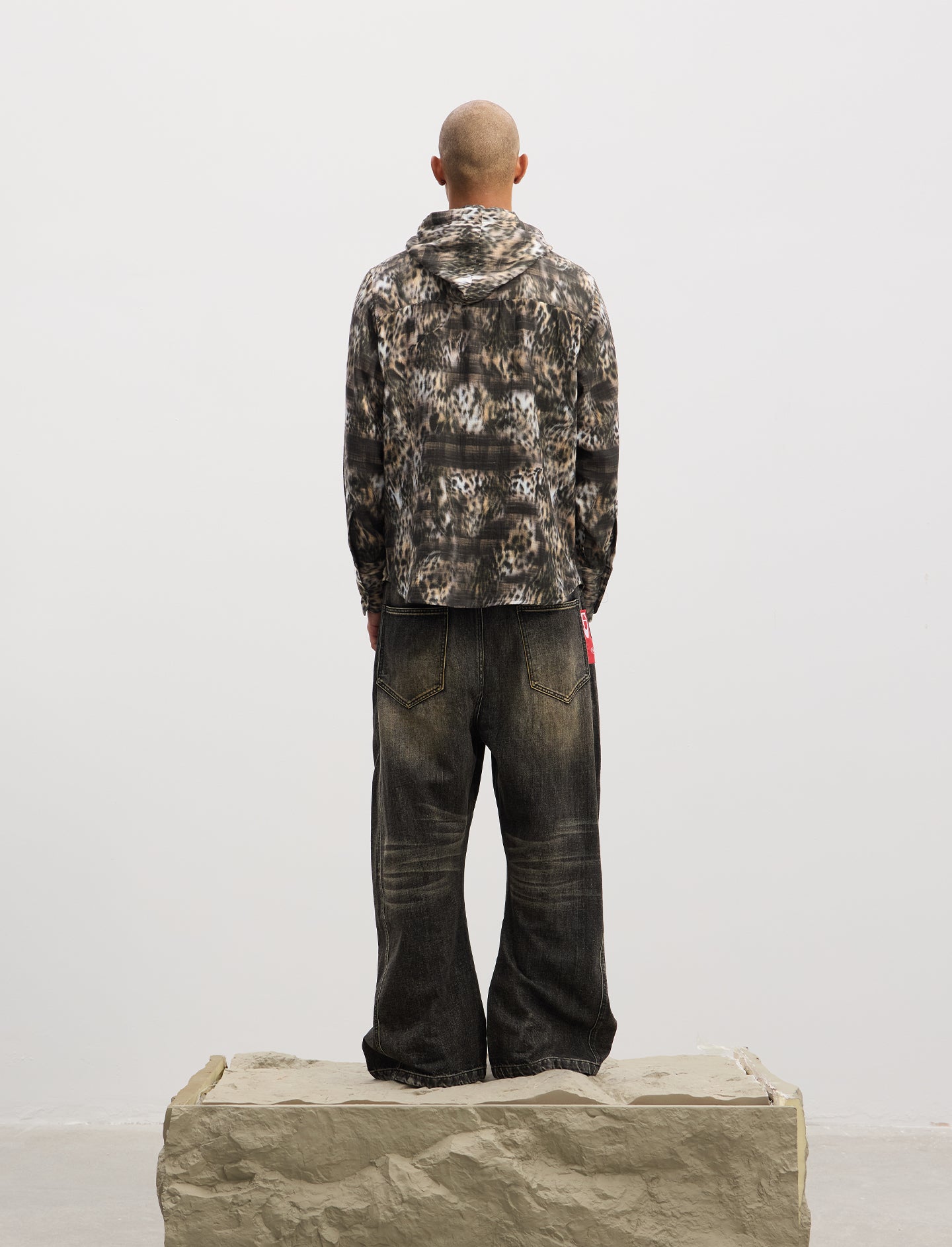 Heavy-Duty Distressed Jeans