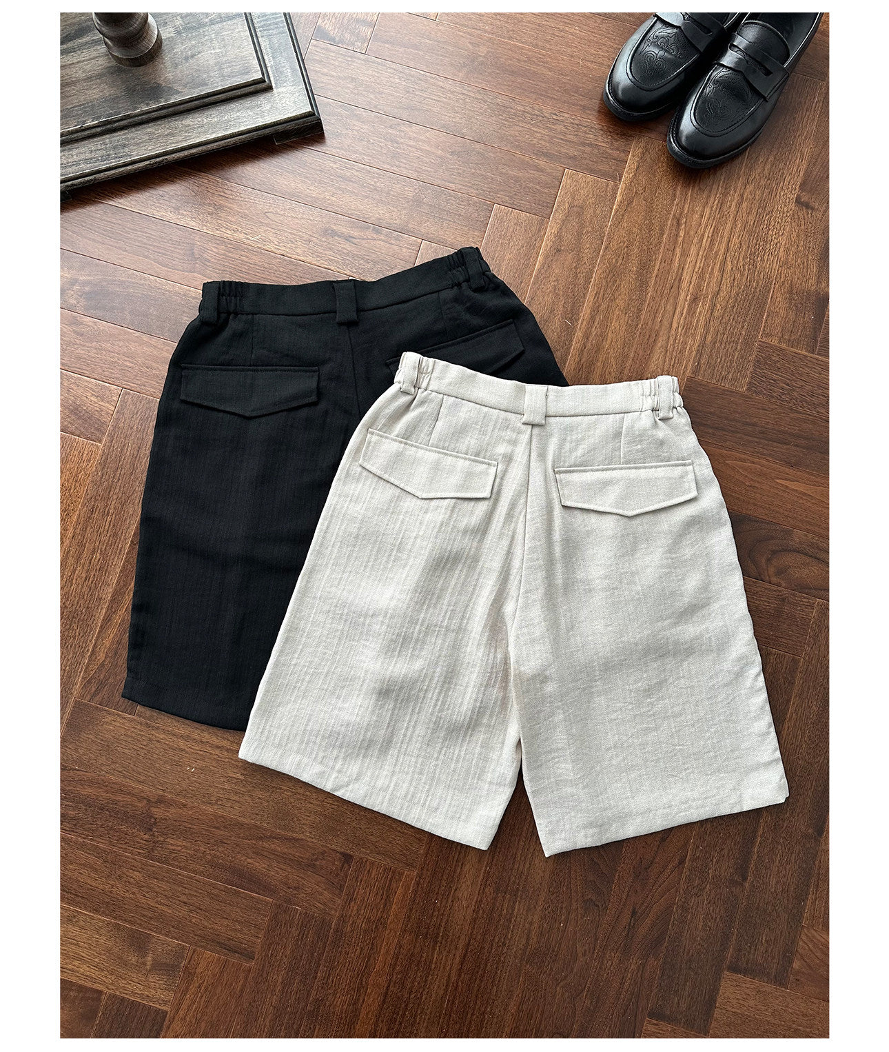 Relaxed-Fit Linen-Blend Shorts