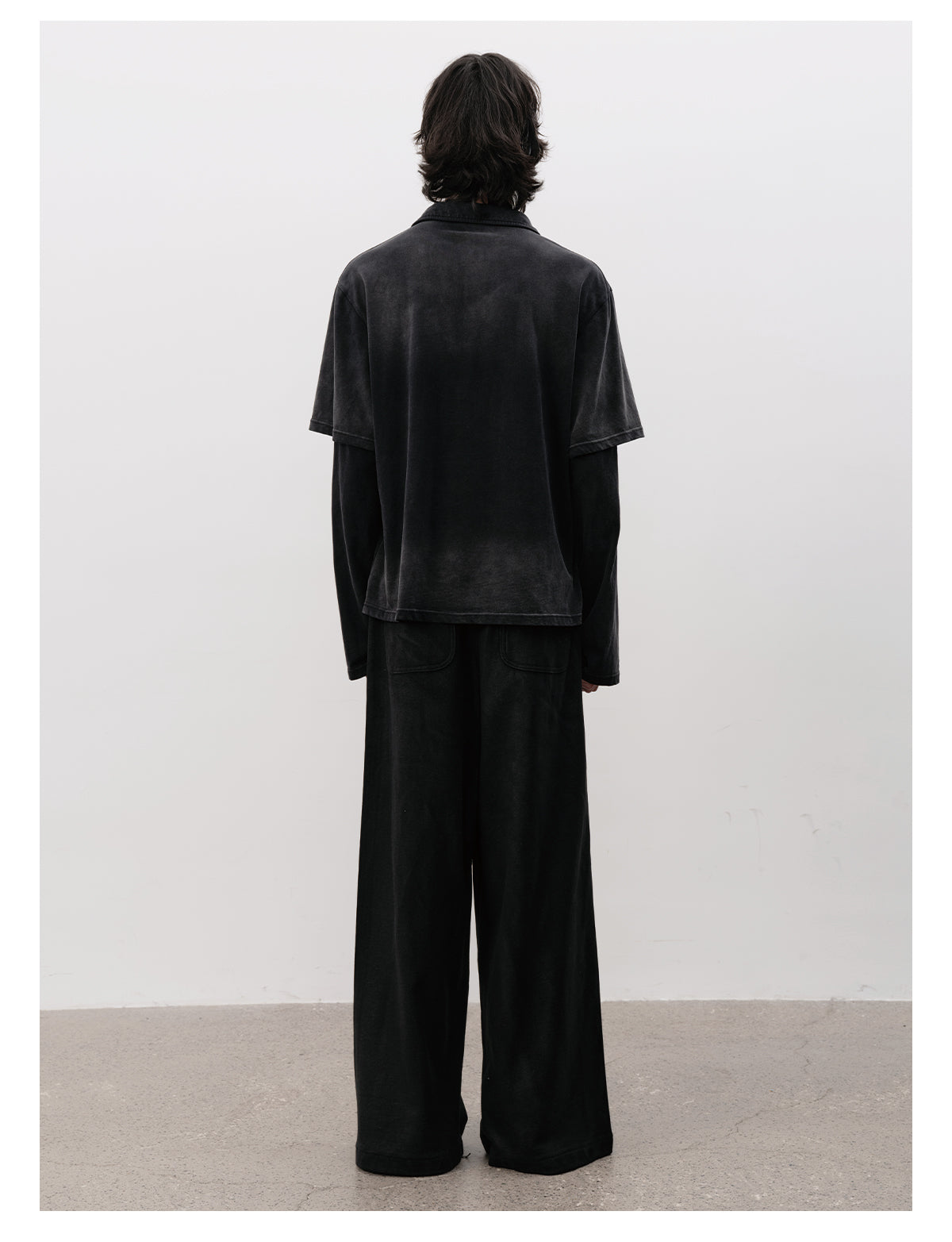 Low-Crotch Casual Pants