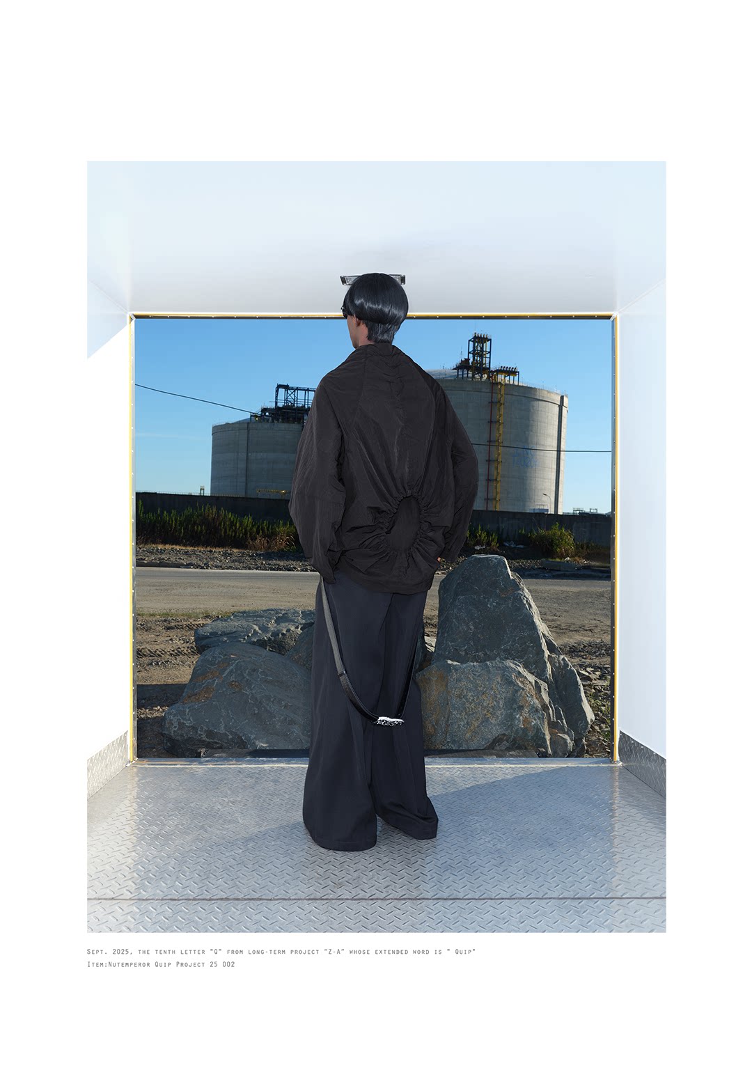 Irregular Cut Frill Jacket