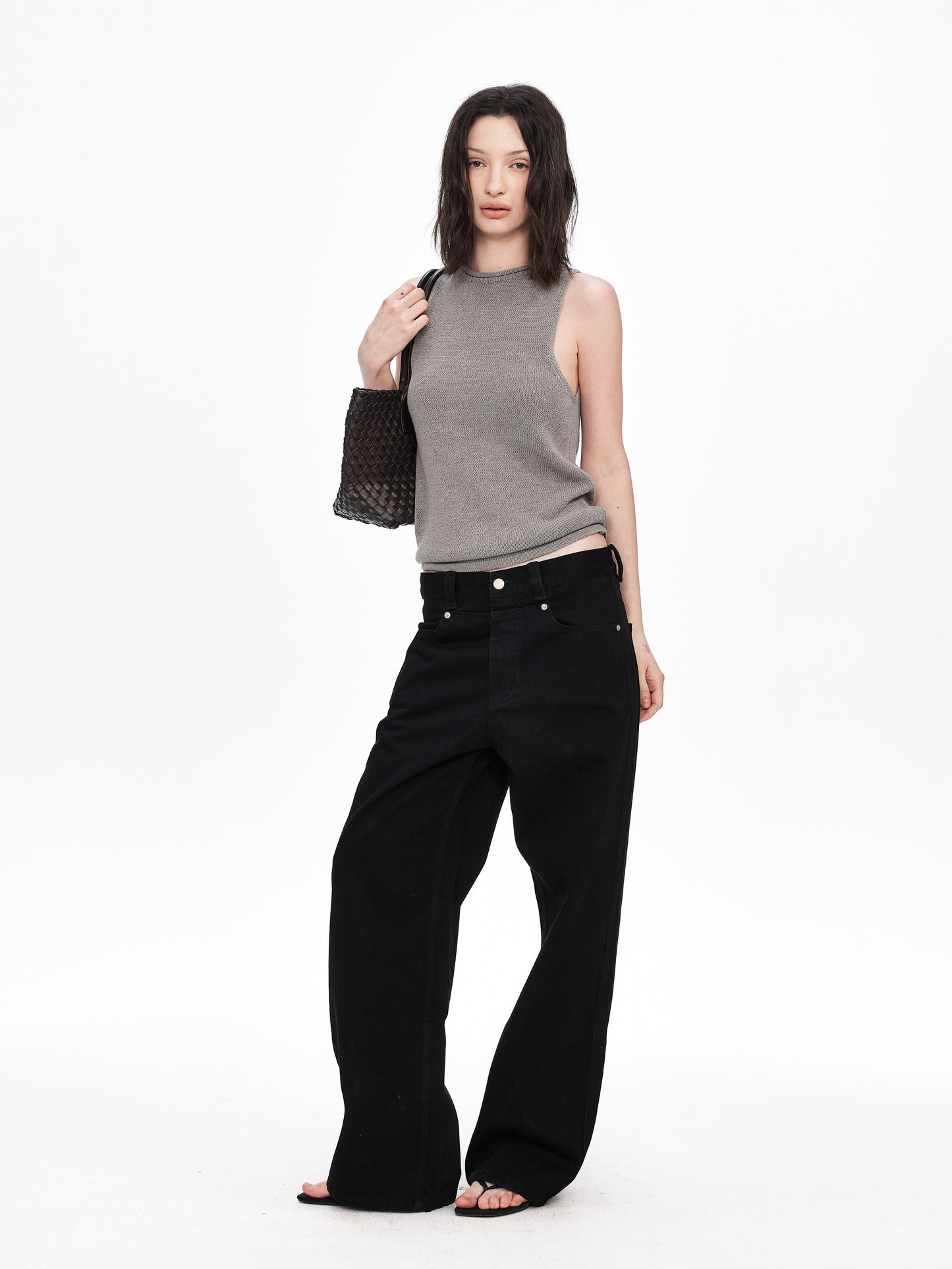 Unisex Slim-Fit Straight-Leg Jeans