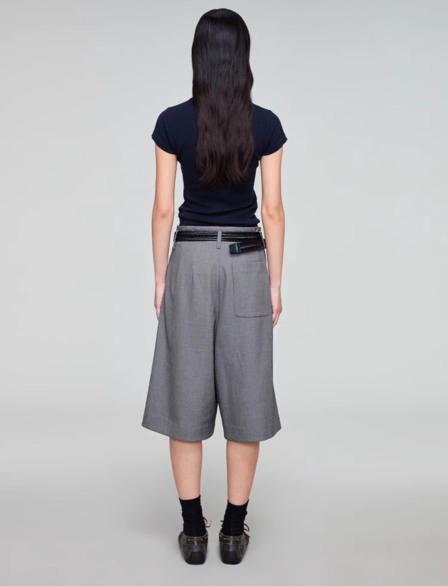 Blended waist casual shorts