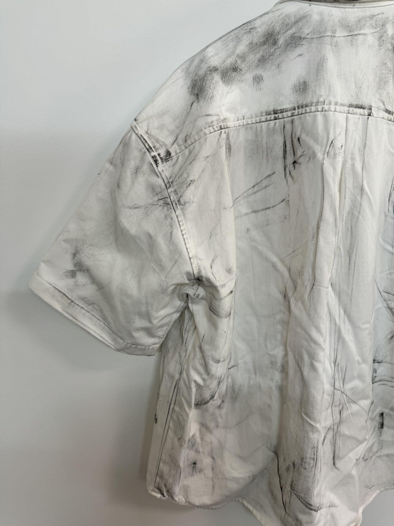 Loose Stain Print Shirt