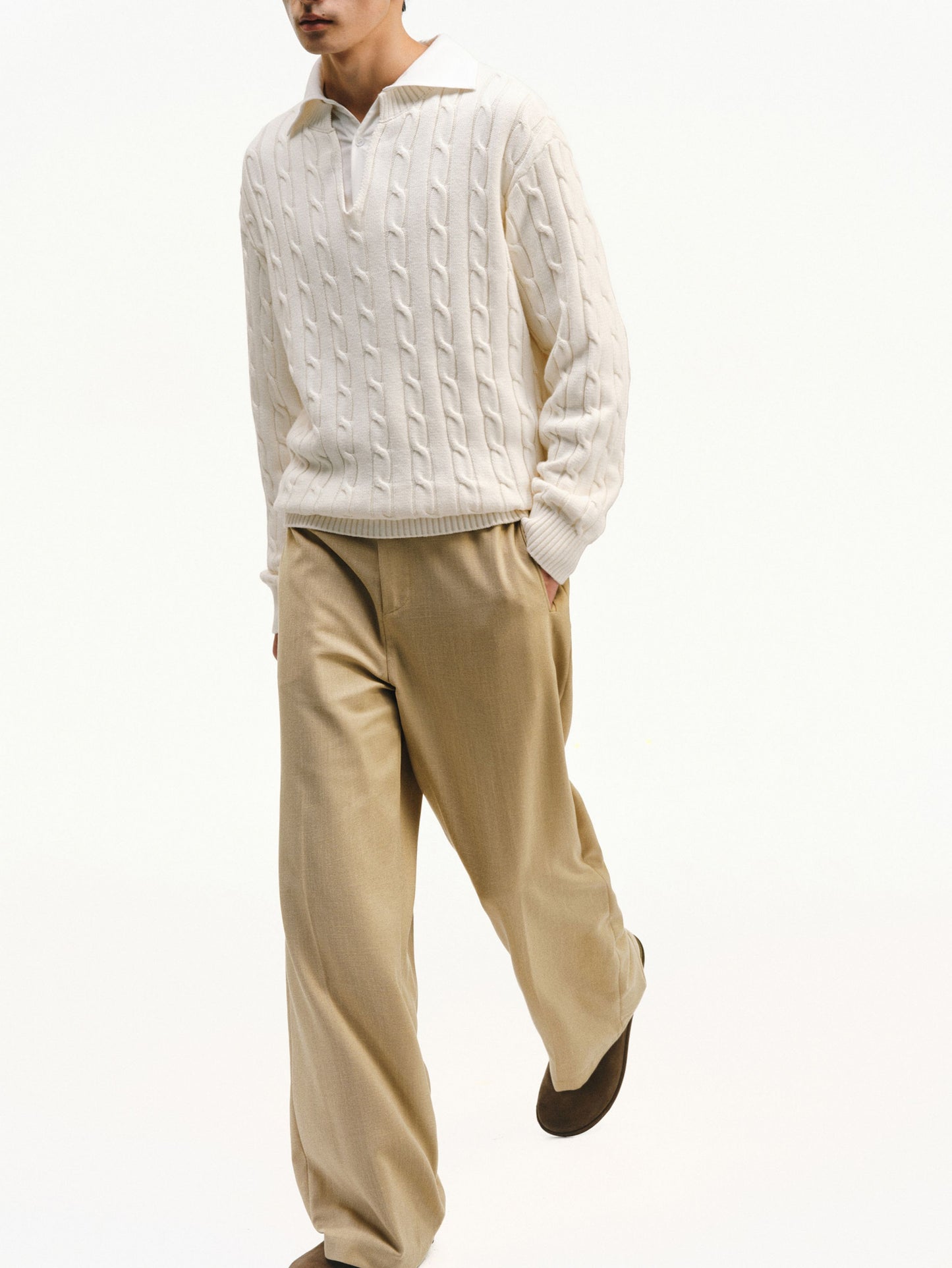 Rinen Straight Leg Casual Pants