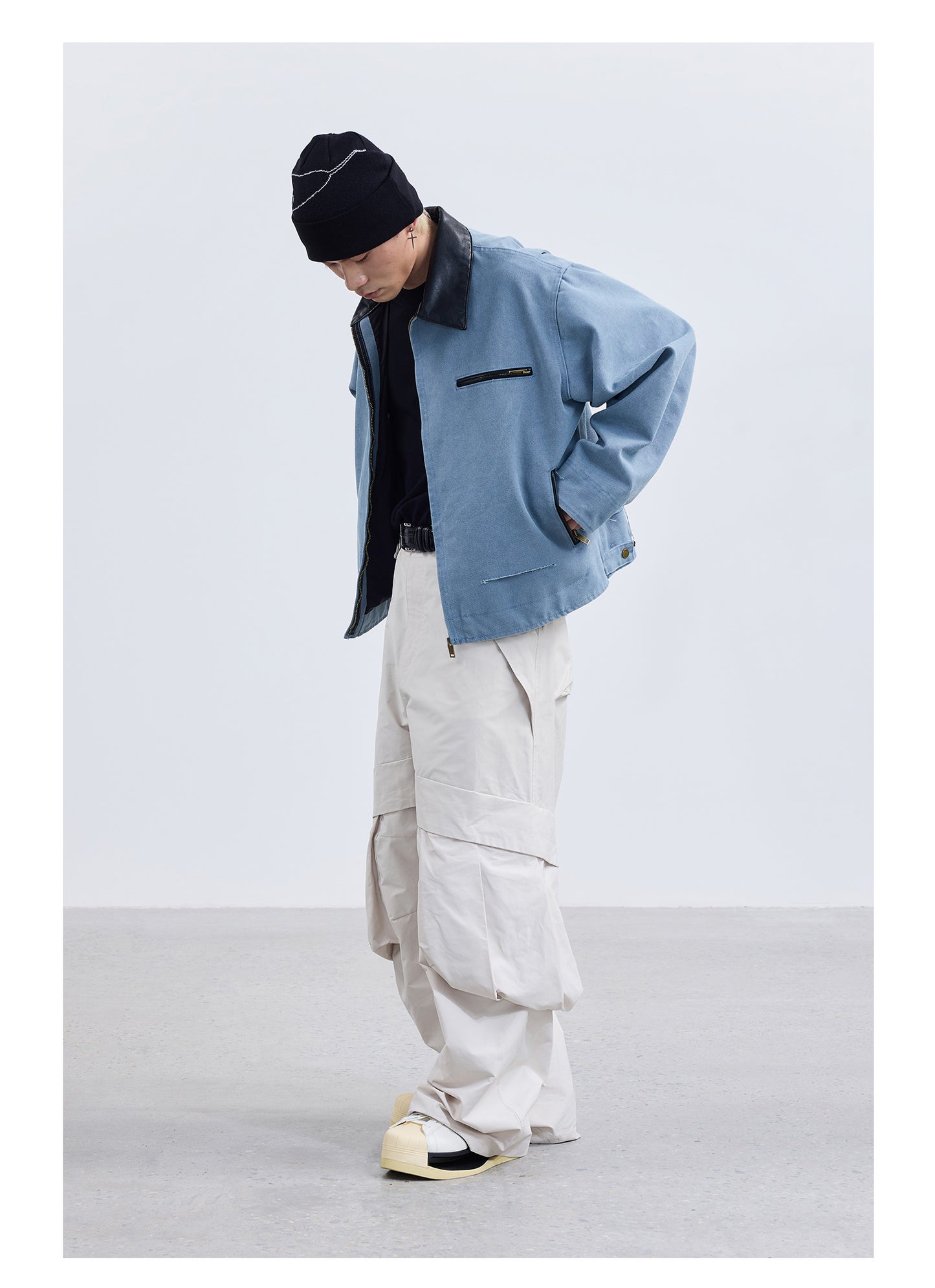 Washed Canvas Detroit Jacket