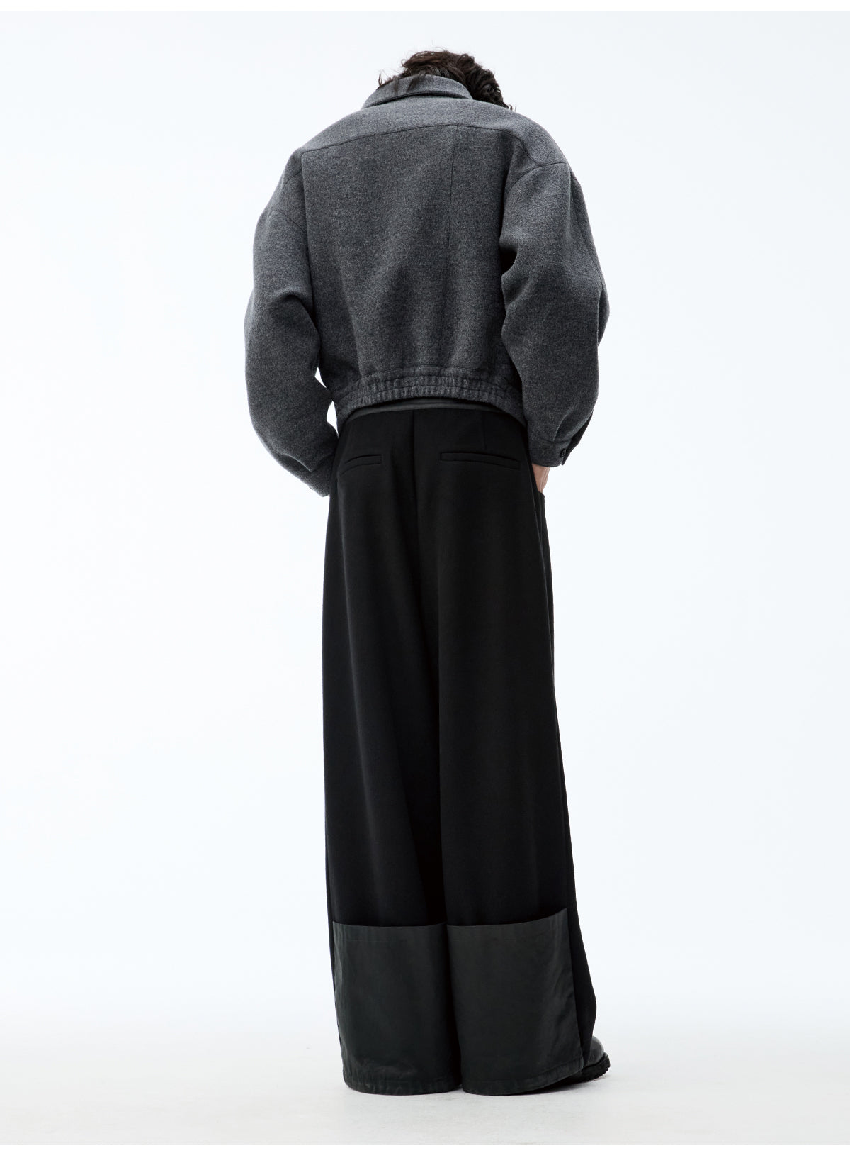 Wool Straight Pants