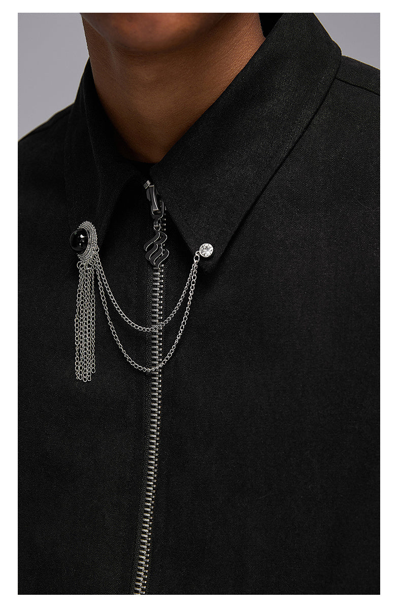 Brooch Workwear Casual Jacket