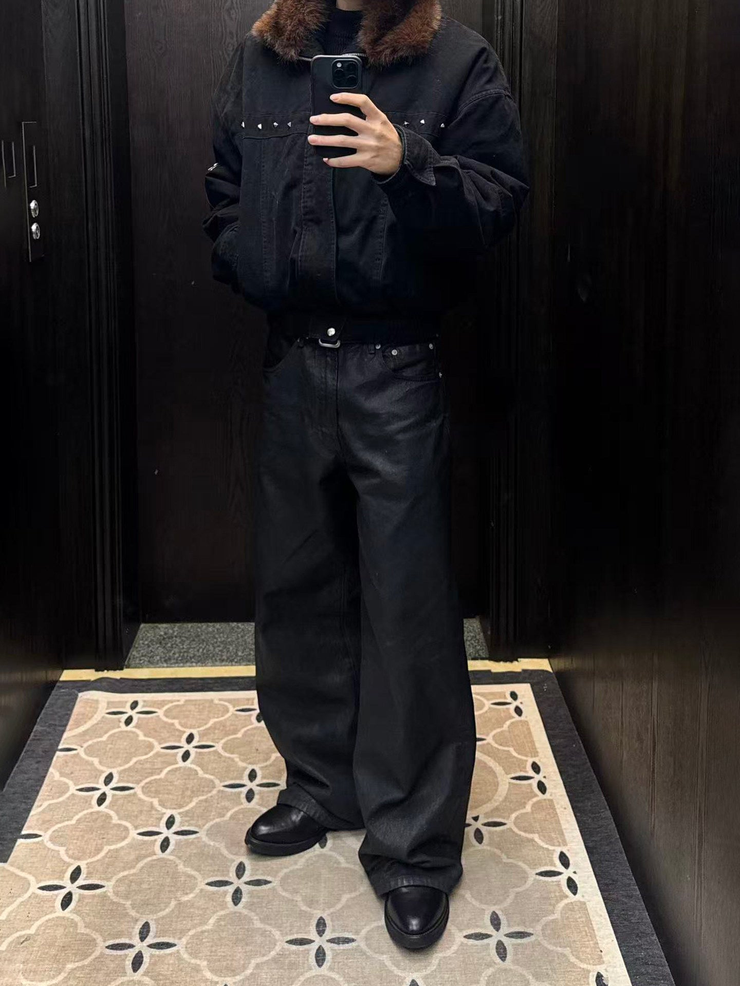 Studded Mountain Carving Jacket