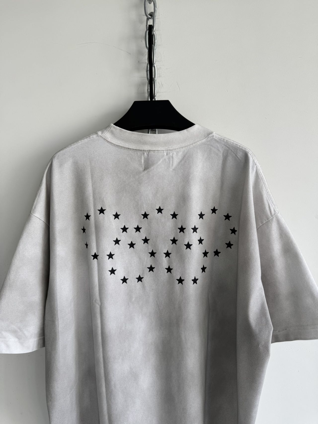 Old wash spray-dye T-shirt