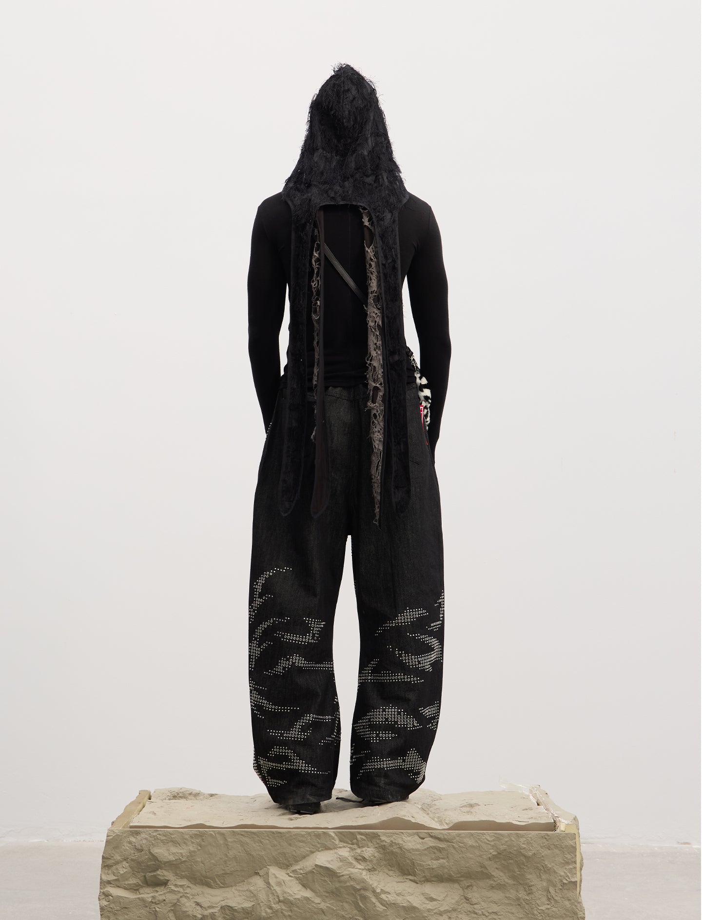 Heavy Tiger Print Jeans