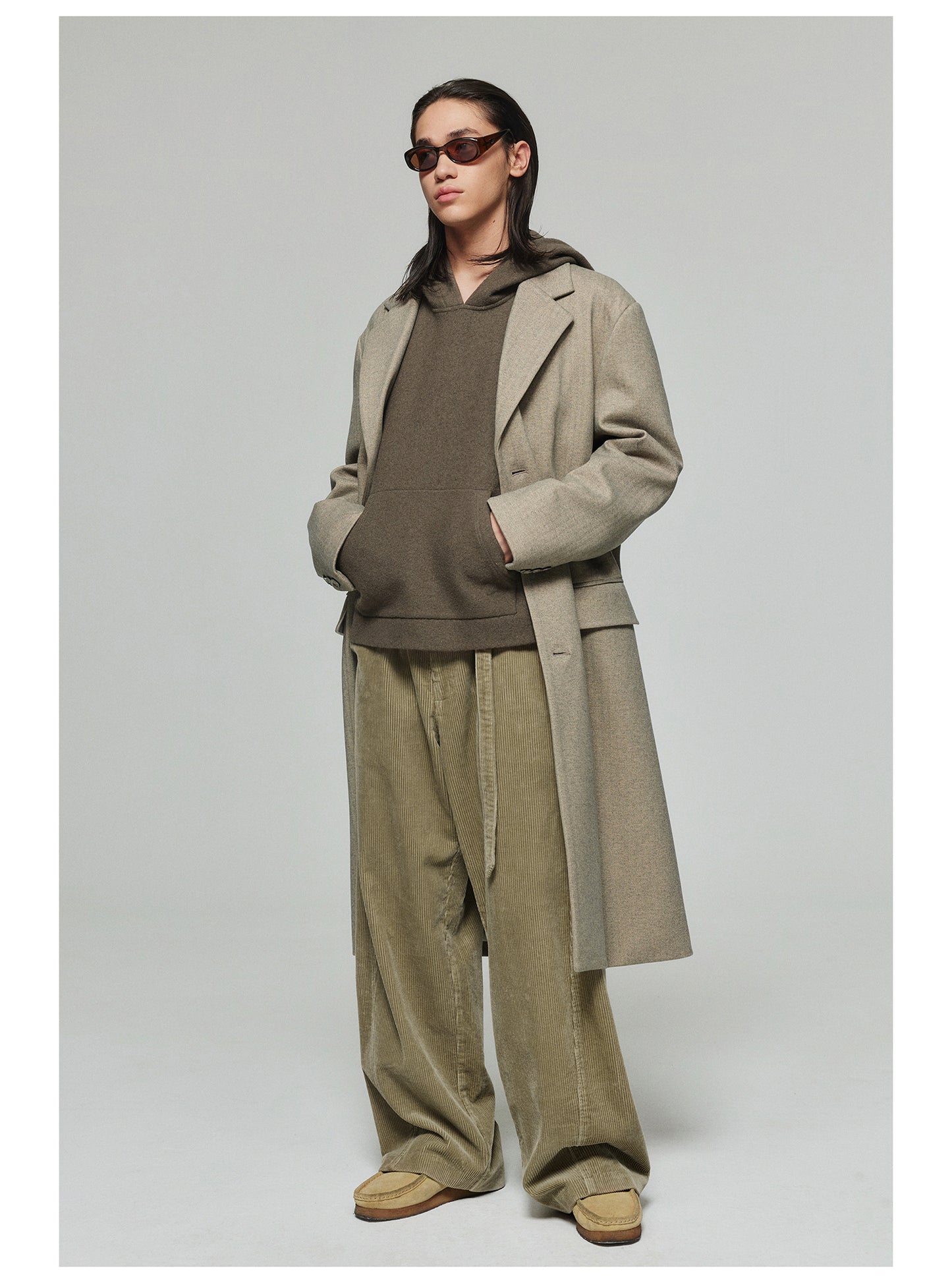Corduroy Wide Leg Casual Pants