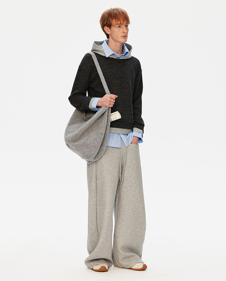 후드 와플 셔츠 3종 세트