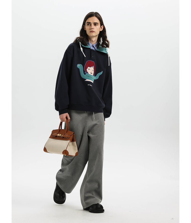 Contrast Color Anti-Static Parka