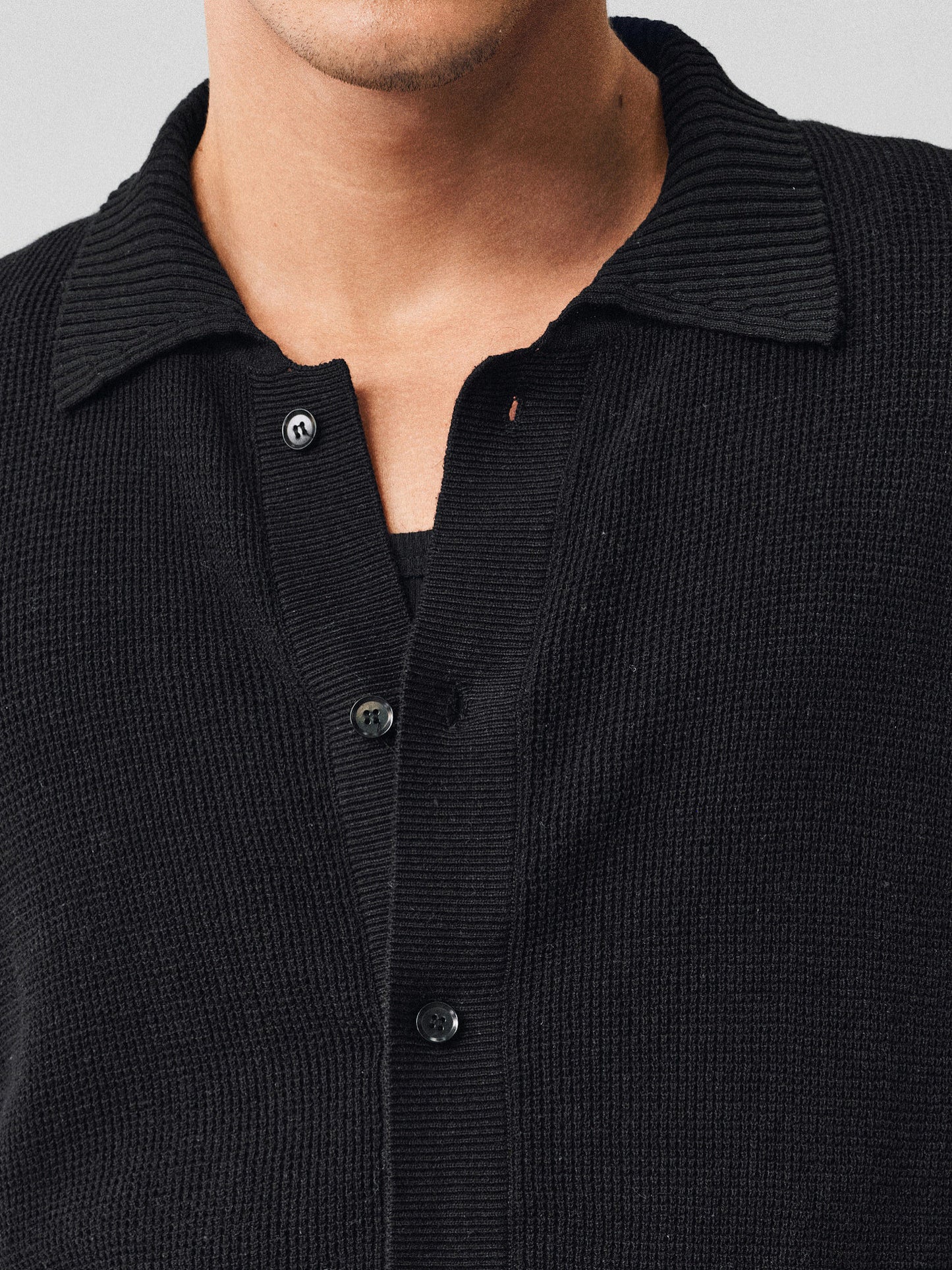 Textured Linen-Cotton Blend Shirt