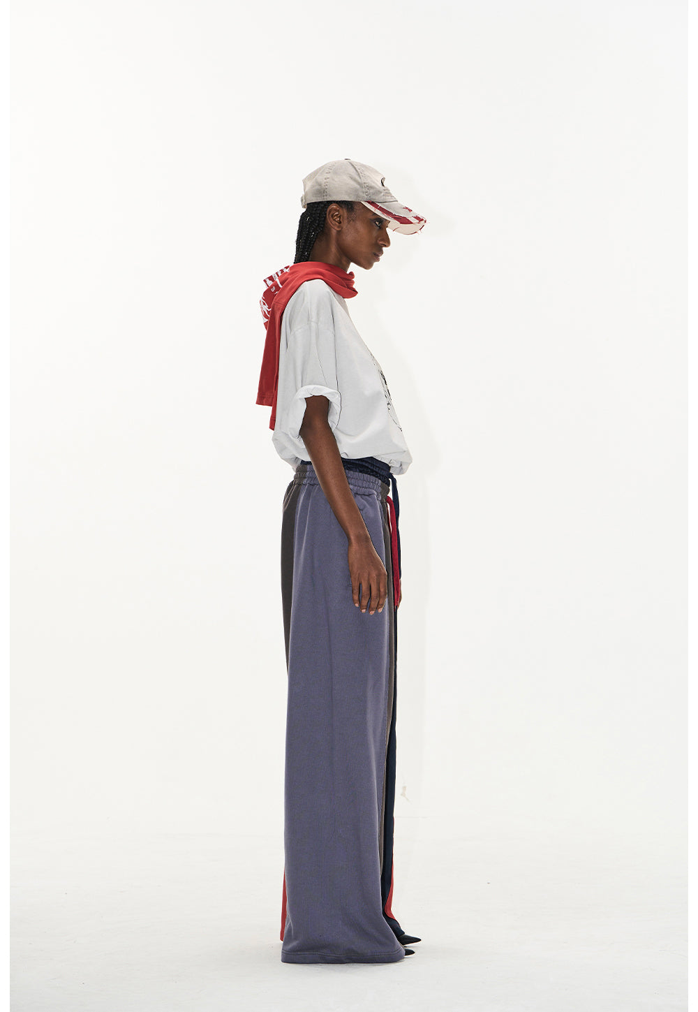 Damaged animal print T-shirt