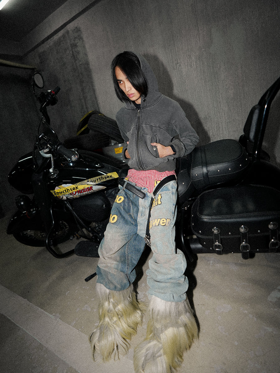 Washed Hooded Sweatshirt