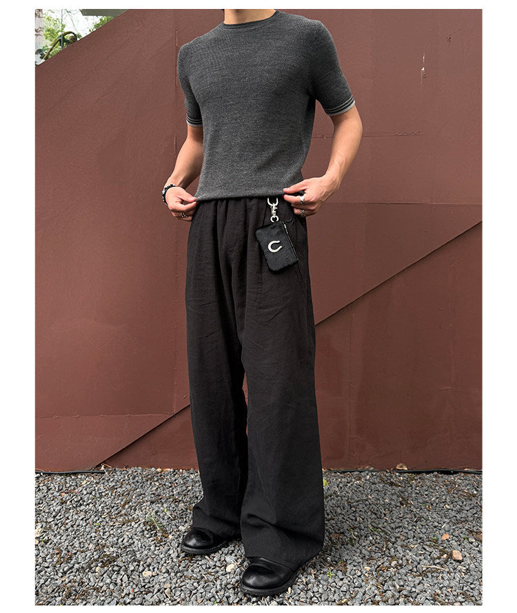 Crew-neck Wool Shirt
