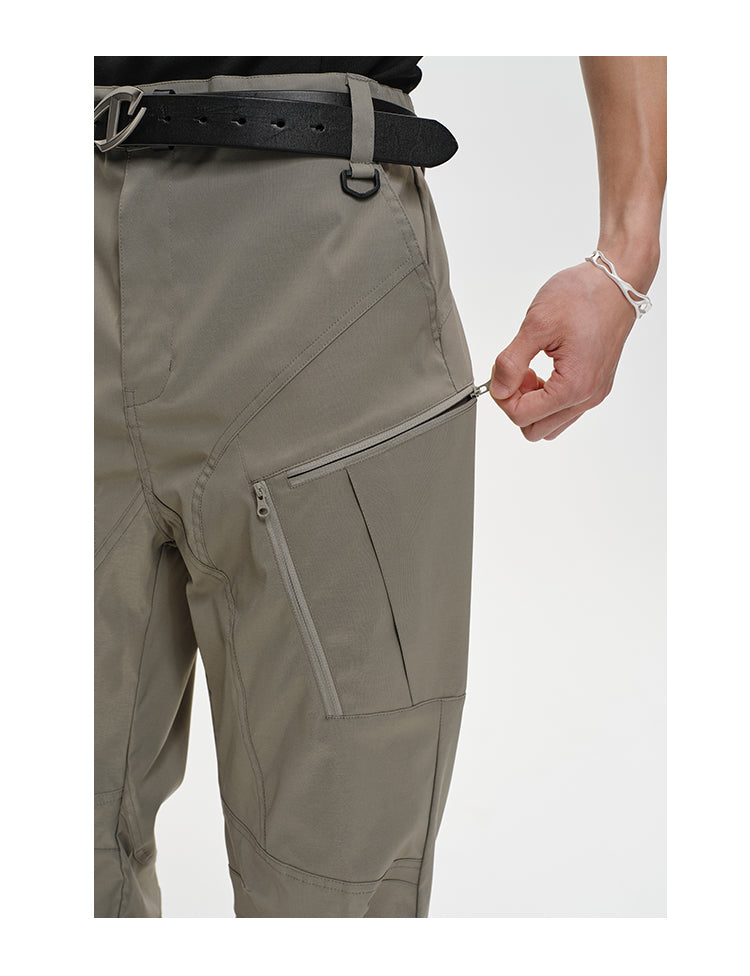 Multi-pocket casual pants