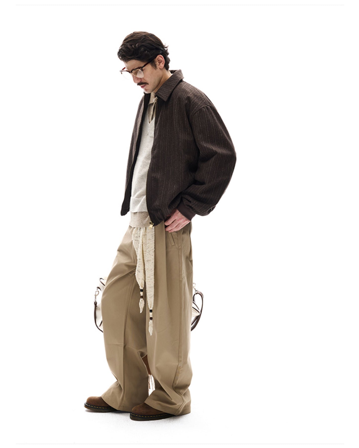 Embroidered Striped Jacket