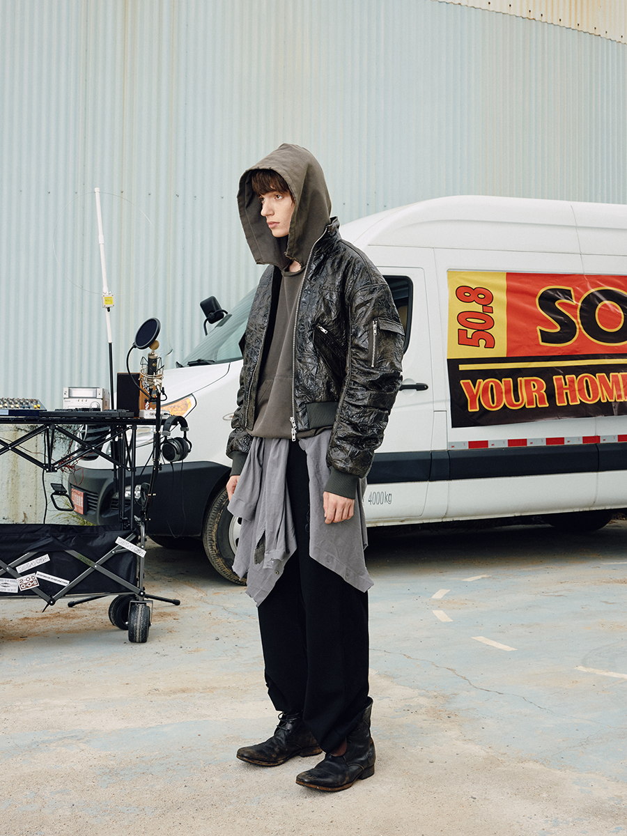 Oversized bomber jacket