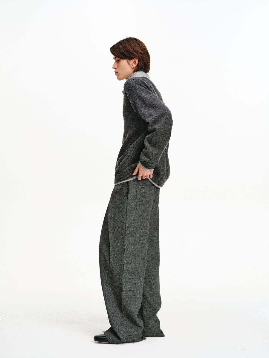 Pleated Loose Casual Pants